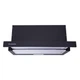 Черная кухонная вытяжка Minola HTL 6714 BL 1100 LED, телескопическая мощная встраиваемая в шкаф, 60 см - изображение 1
