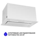 Кухонная вытяжка Minola HBI 6873 WH GLASS 1200 LED Line, белая мощная полновстраиваемая сенсорная, 60 см - изображение 5