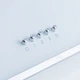 Біла витяжка для кухні настінна декоративна похила Minola HDN 6202 WH/INOX 700 LED, 60 см - зображення 6