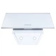 Біла витяжка для кухні настінна декоративна похила Minola HDN 6202 WH/INOX 700 LED, 60 см - зображення 10