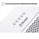 Белая мощная кухонная вытяжка Perfelli BI 5653 WH 1000 LED, встраиваемая в шкаф, 1000 куб.м., шириной 52 см - изображение 8