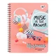Щоденник для музичної школи Music is the answer спіраль УФ-виб. Yes (911377) - зображення 1