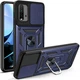 Протиударний броньований чохол із захистом камери для Xiaomi Redmi 9T та Poco M3 Armor Case Keysion blue - изображение 5