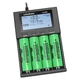 Зарядне LiitoKala Lii-M4 1-4 елементів для 10440-26650 Ni-Mh, Li-Ion, Li-Fe від USB-С + ПаверБанк - изображение 1
