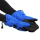 Варежки горнолыжные детские Zelart Luckyloong Action 8778 размер L-XL (9-12 лет) Blue-Black - изображение 4