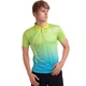 Футболка поло спортивная мужская Zelart Fit 7321 размер L (46-48) Light Green-Blue - изображение 2