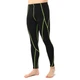 Тайтсы мужские компрессионные Zelart Fit J02K размер 2XL (175-180 см) Black-Green - изображение 1