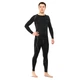 Тайтсы мужские компрессионные Zelart Fit J02K размер 3XL (180-185 см) Black-Grey - изображение 6