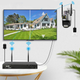 Вулична WIFI камера відеоспостереження 8MP, Full HD, з сиреною з віддаленим доступом Dual Lens (L) - изображение 5
