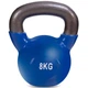 Гиря чугунная с виниловым покрытием Zelart My Fit 5161 8 кг желтая - изображение 1