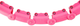 Hula-hop HMS OHA02 Pink z wypustkami i obciążnikiem One Fitness + pas BR160 (5907695552928) - obraz 7