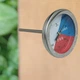 Встраиваемый термометр для гриля, коптильни и духовки 0-300°C из нержавеющей стали - изображение 2