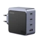 Сетевое зарядное устройство 100W UGREEN X565 Nexode S (3 х Type-C, USB, 100Вт). Gray - изображение 1