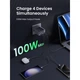 Сетевое зарядное устройство 100W UGREEN X565 Nexode S (3 х Type-C, USB, 100Вт). Gray - изображение 9