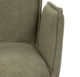 Krzesło do kuchni i salonu HOMLA  871738 LUGRO obrotowe 54 x 60 x 91 cm Zielone (5904183871738) - obraz 6