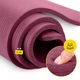 Коврик (мат) спортивный 4FIZJO NBR 180 x 60 x 1 см для йоги и фитнеса Burgundy (P-5905973406703) - изображение 12