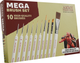 Набір пензлів The Army Painter Mega Brush Set 10 шт (5713799507005) - зображення 1