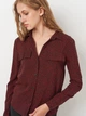 Рубашка женская Pull & Bear 5474327800 XS Черная (KC1000000037730) - изображение 4
