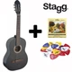Гитара классическая 4\4 Stagg C440 M BK - изображение 1