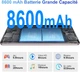 Планшет 11" Full HD Aocwei X800 8+8/256Gb 8 ядер Android 13 8600 mAh Сірий Б/В - зображення 4