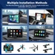 Автомагнитола Podofo / 9" / Сенсорная / Apple CarPlay / Android Auto / Bluetooth / WI-FI / GPS / USB / AUX / TF slot Б/В b1 - изображение 7
