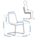Стіл і 4 стільці ІКЕА SKANSNÄS / LUSTEBO 150/205 см бронза (s59561621) - изображение 6