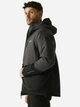 Куртка демисезонная с капюшоном мужская Regatta Highton Str PdJkt RMP435-61G S Черная с серым (5063516129523) - изображение 3