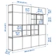 Поєднання з дверима ІКЕА BESTÅ 240x42x231 см Lappviken White (s09612086) - изображение 4