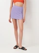 Юбка мини летняя женская Pull & Bear 9397346629 M Фиолетовая (KC1000000037825) - изображение 1