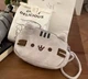 Пенал-косметичка Кіт Пушин Pusheen cat сірий плюш для шкільного приладдя - зображення 5