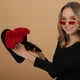 Жіночі домашні тапочки ручної роботи з еко-хутра кролика пухнасті 35 - зображення 5