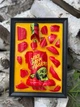 Авторская картина ручной работы с эпоксидной смолы "Dead Man Fingers" эксклюзивная картина с разбитой бутылкой, одни экземпляр - изображение 1