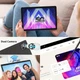 Планшет Crelander T30 Pro 6GB/128GB LTE 4G з клавіатурою з мишкою стилус рожевий - изображение 7