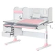 Детская парта Hamilton Multicolor PN Mealux BD-680 W/G MC+PN с полкой - изображение 1