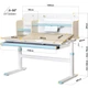 Дитяча парта TH-360 Evo-kids TH-360 TG/BL, Blue - зображення 3