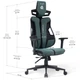 Геймерское кресло V8 Fabric Cyberlux GM-V8 FZ, Green - изображение 7
