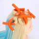 Бигуди-бумеранги Magic Curler из пенорезины, диаметр 14 мм, 10 шт в наборе оранжевые - изображение 3