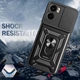 Протиударний броньований чохол із захистом камери для Motorola Moto G06 та G06 Power Armor Case Keysion black - изображение 14
