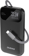 Powerbank Dudao K31 10000 mAh 22.5W Black (6977196682362) - obraz 1
