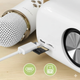 Акумуляторна караоке колонка з мікрофоном дитяча портативна Bluetooth колонка FM радіо (AA0472) - зображення 5