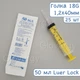 Шприц инъекционный трехкомпонентный одноразовый стерильный ALEXPHARM Luer Lock 50 мл с иглой 18G 1,2x40 мм, 25 штук - изображение 1
