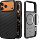 Панель Spigen Enzo Aramid "T" MagSafe Case для Apple iPhone 17 Pro Black (8800283310887) - зображення 1