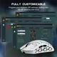 Бездротова мишка ATTACK SHARK R5 Ultra Карбонова PAW3950MAX, 42000 DPI, 8K White - зображення 9