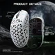 Бездротова мишка ATTACK SHARK R5 Ultra Карбонова PAW3950MAX, 42000 DPI, 8K White - зображення 10
