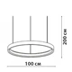 Підвісна люстра Friendlylight Viola 1000 FL5153 - зображення 3