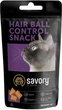 Хрустящие лакомства Savory Snack Подушечки для поощрения кошек контроль шерстяных шариков 60 г (4820232631485) - изображение 1