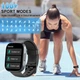 Смарт-часы Cillso T80 1.95" HD с функцией Bluetooth-звонков, мониторингом здоровья, 110 спортивных режимов, защита IP68, оповещения уведомлений, умный браслет, спортивные часы - изображение 8