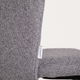 Krzesło do kuchni i salonu HOMLA 738098 LUJO 56.5 x 59 x 81 cm Ciemnoszare (5906496738098) - obraz 4