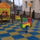 Гумова плитка 500х500х30 мм - Синій - изображение 2