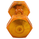 Гантель для фітнесу з покриттям TPU Zelart Jelly Urethane Coated Dumbbells TA-2946-15LB 1шт 6,8кг оранжевий - зображення 3
